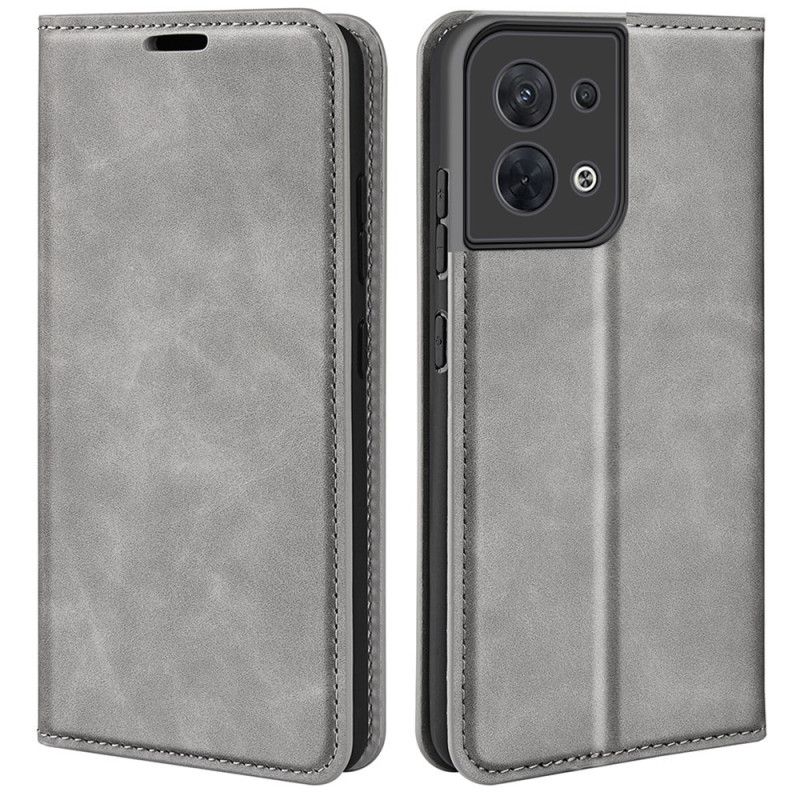 Cover Oppo Reno 8 Flip Cover Klassisk Design