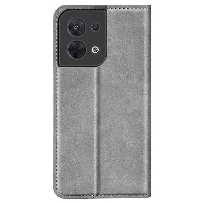 Cover Oppo Reno 8 Flip Cover Klassisk Design