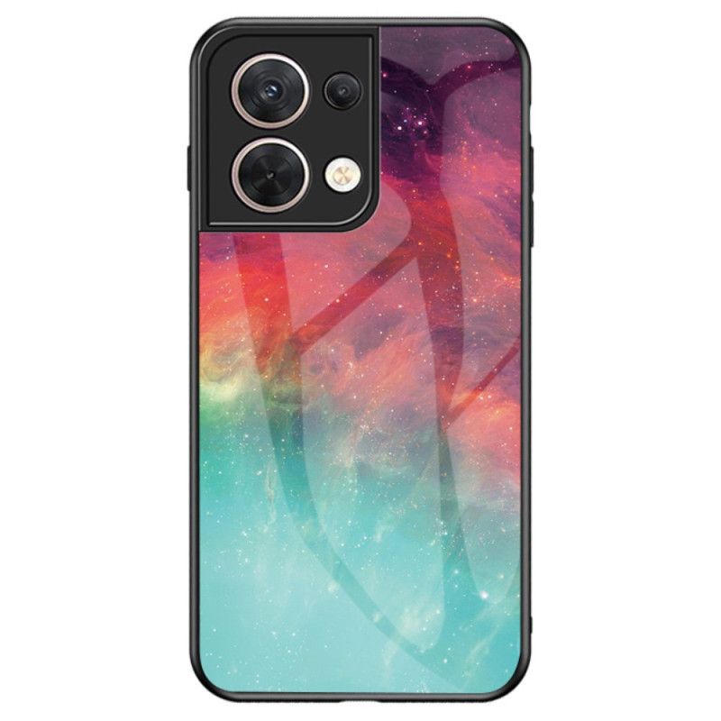 Cover Oppo Reno 8 Hærdet Glasmønster