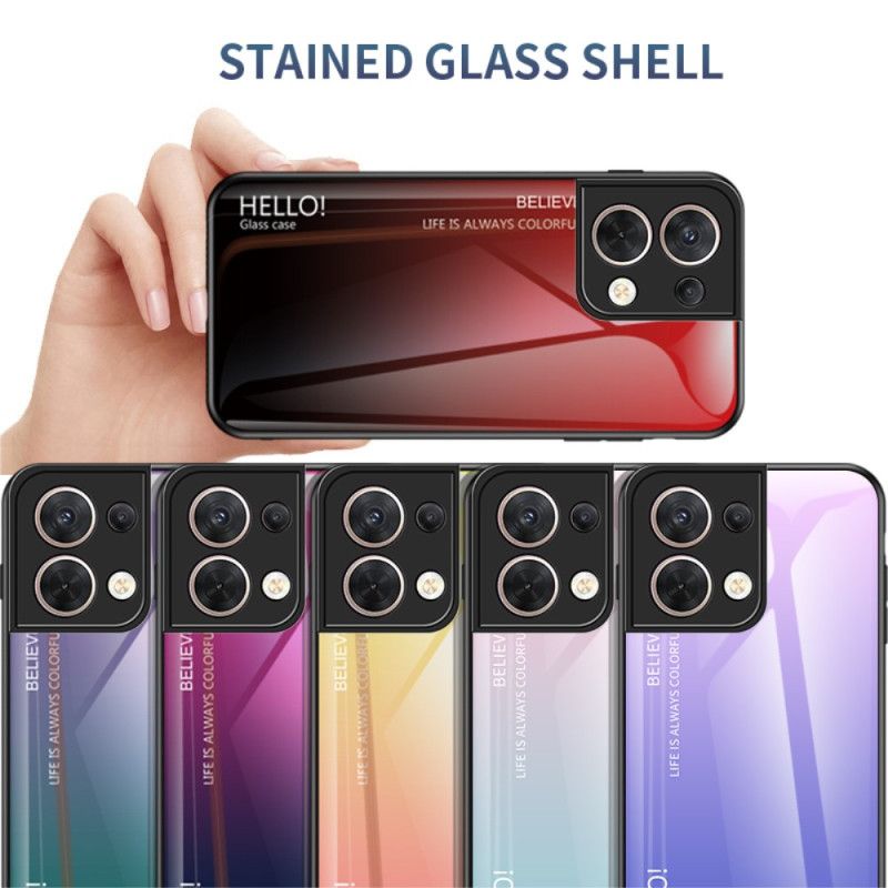 Cover Oppo Reno 8 Hej Hærdet Glas