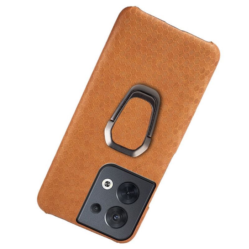 Cover Oppo Reno 8 Honeycomb Med Ring-støtte