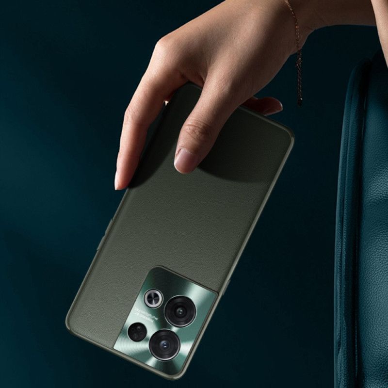 Cover Oppo Reno 8 Premium Imiteret Læder