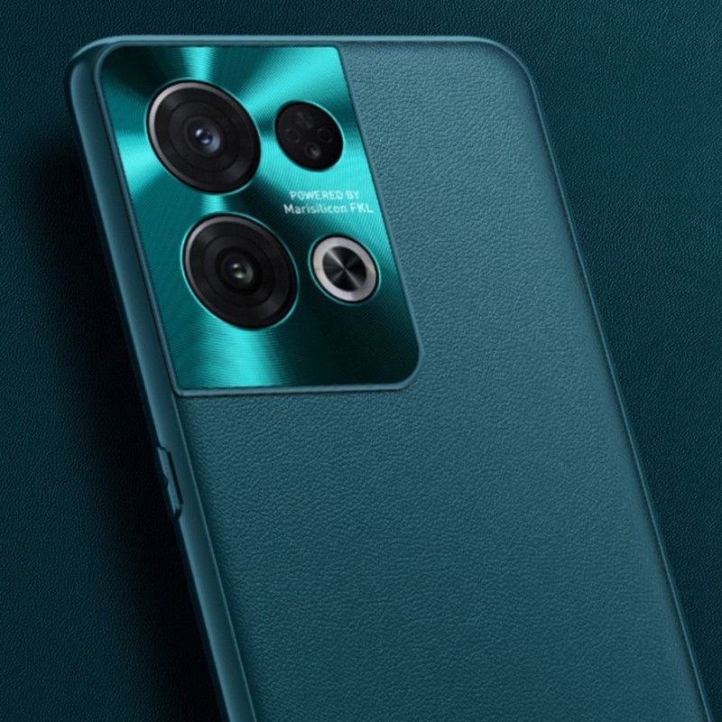 Cover Oppo Reno 8 Premium Imiteret Læder