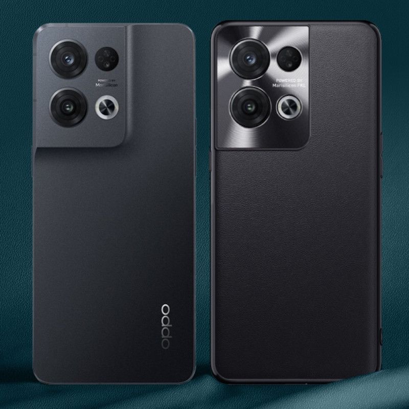 Cover Oppo Reno 8 Premium Imiteret Læder