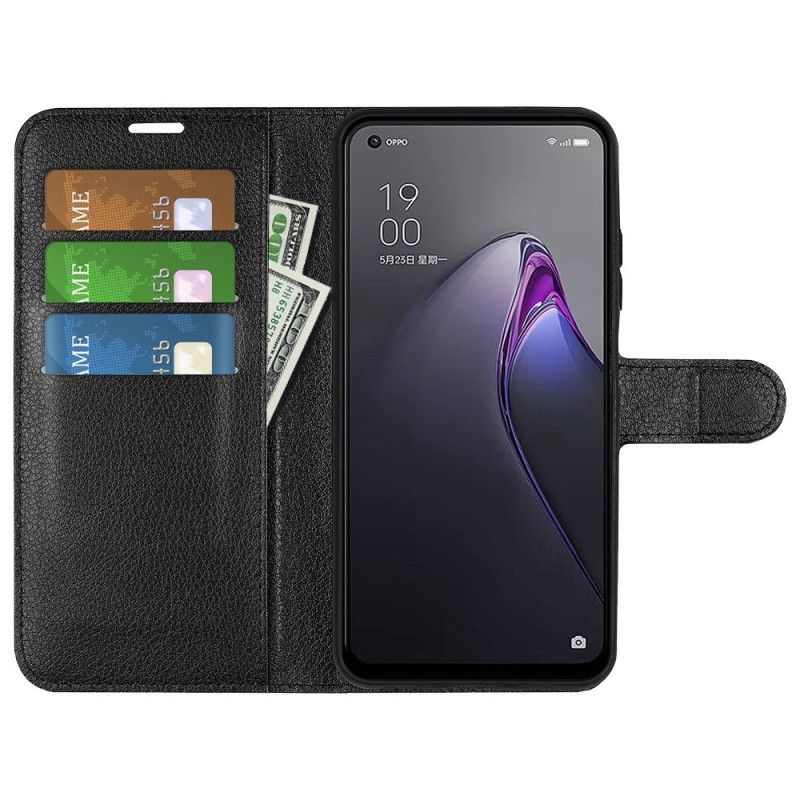 Flip Cover Oppo Reno 8 Klassisk Stil