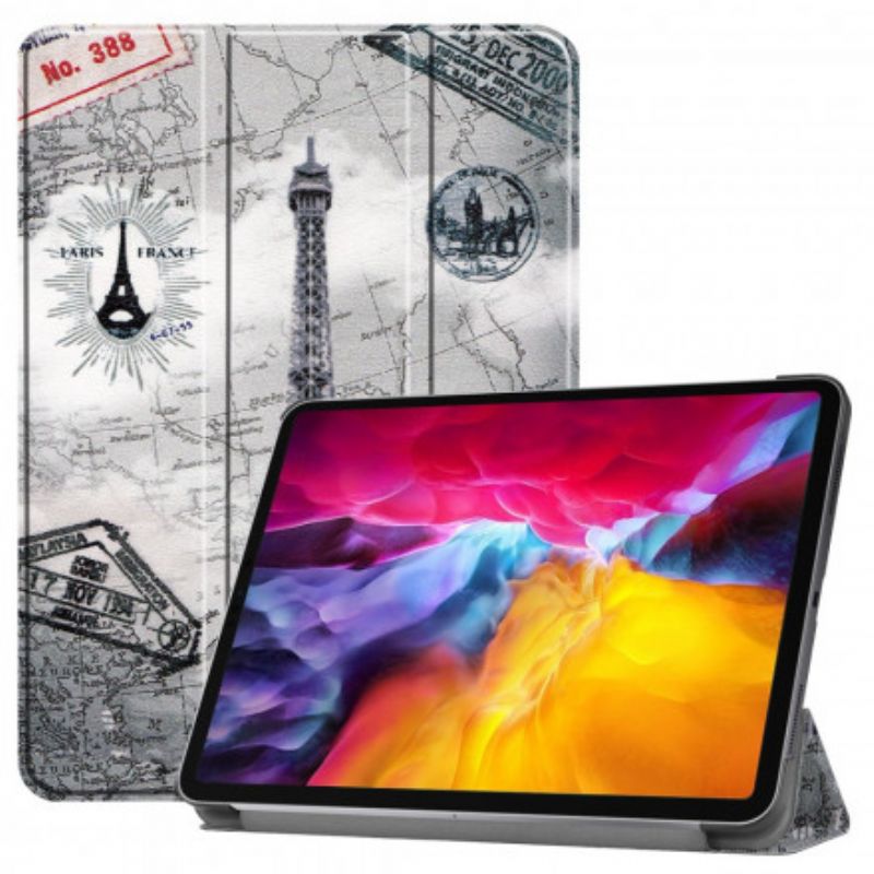 Cover iPad Air (2022) (2020) / Pro 11" Eiffeltårnet Stylus Holder