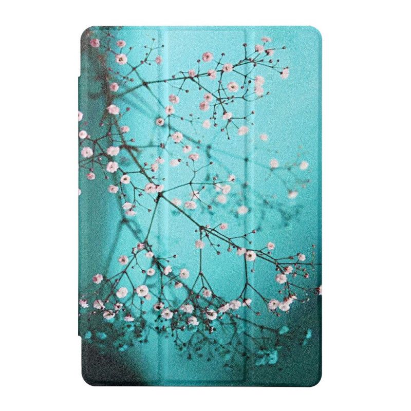 Cover iPad Air (2022) (2020) / Pro 11" Floral Imiteret Læder