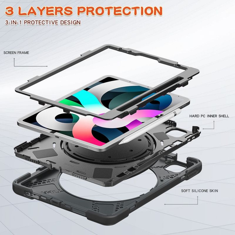 Cover iPad Air (2022) (2020) / Pro 11" Hybrid Ring-roterende Støtte