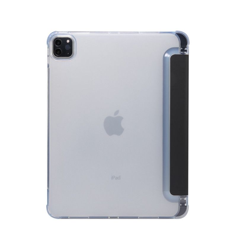 Cover iPad Air (2022) (2020) / Pro 11" Imiteret Læder Og Klar Ryg