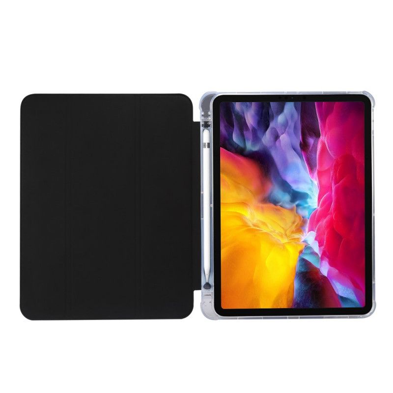 Cover iPad Air (2022) (2020) / Pro 11" Imiteret Læder Og Klar Ryg