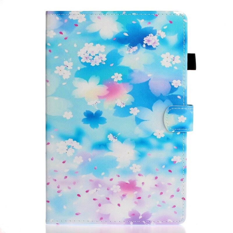 Flip Cover iPad Air (2022) (2020) / Pro 11" Akvarelblomster