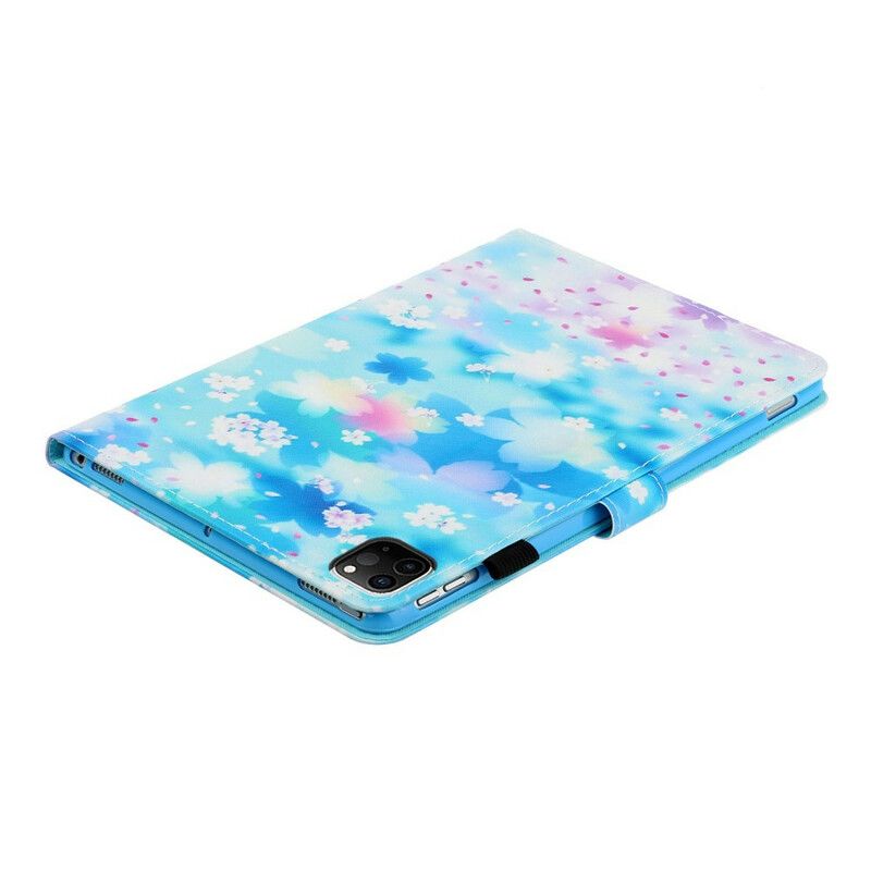 Flip Cover iPad Air (2022) (2020) / Pro 11" Akvarelblomster