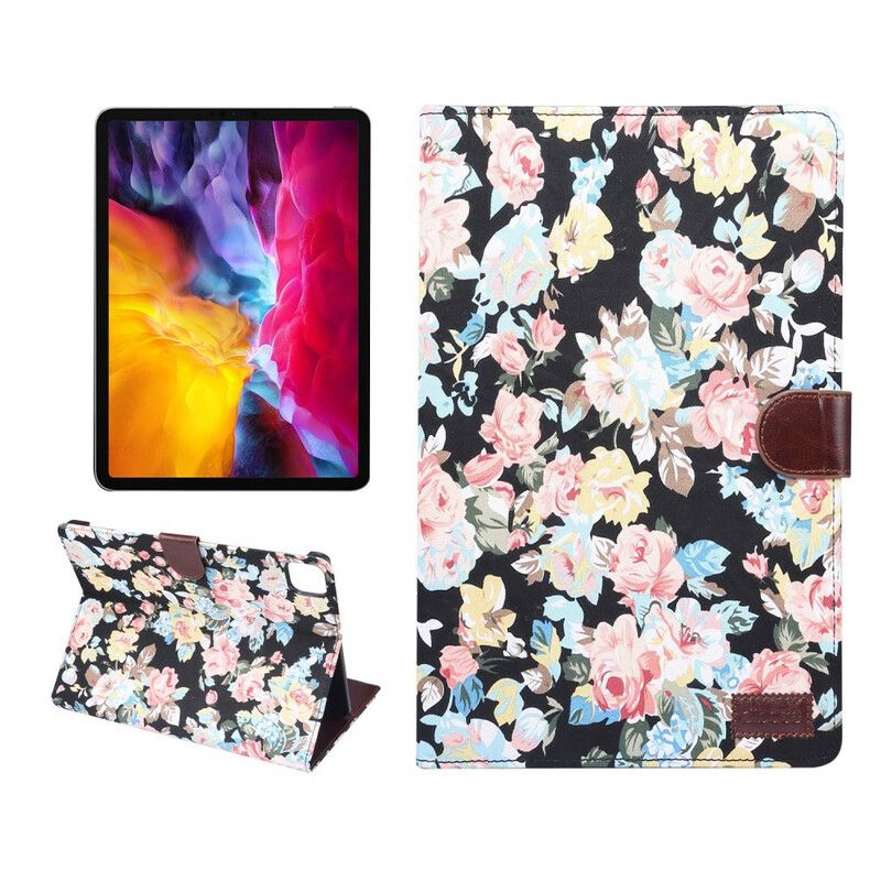 Flip Cover iPad Air (2022) (2020) / Pro 11" Blomstermønster