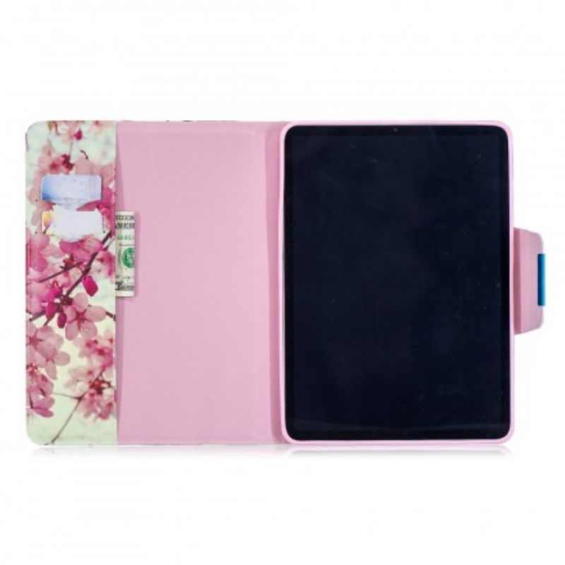 Flip Cover iPad Air (2022) (2020) / Pro 11" Blomstrende Blomster