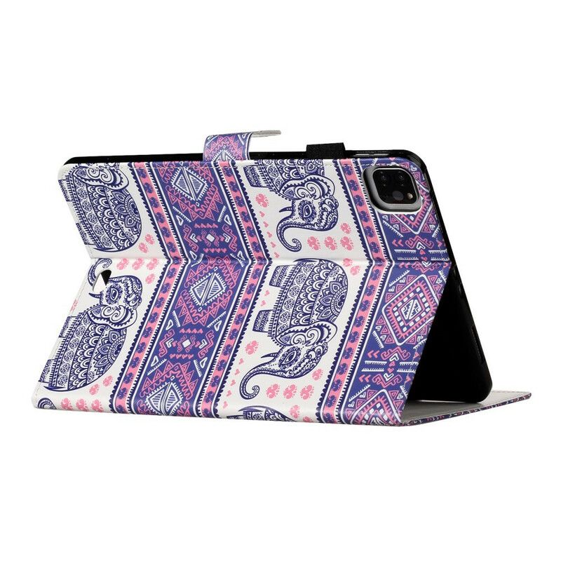 Flip Cover iPad Air (2022) (2020) / Pro 11" Elefant Mandala Mønster