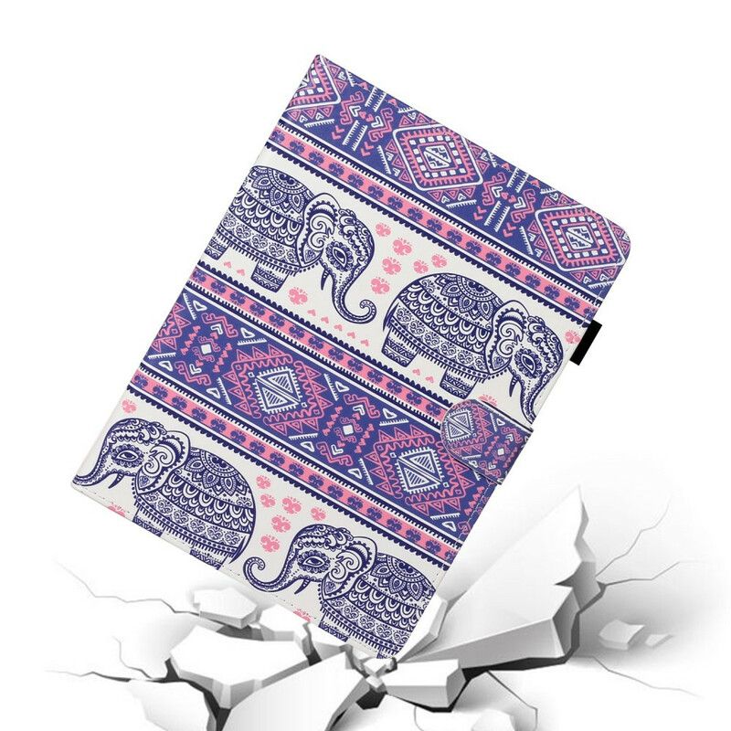 Flip Cover iPad Air (2022) (2020) / Pro 11" Elefant Mandala Mønster