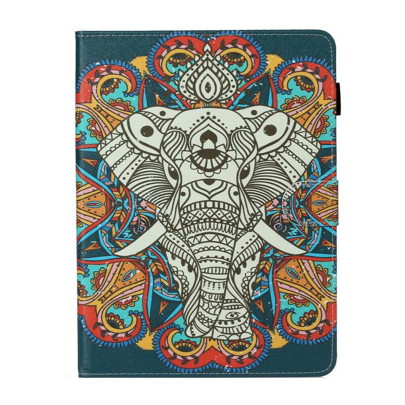 Flip Cover iPad Air (2022) (2020) / Pro 11" Flerfarvet Elefant