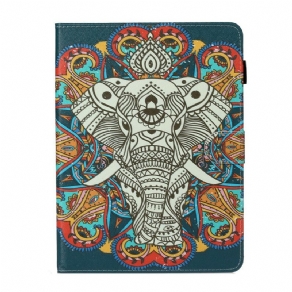 Flip Cover iPad Air (2022) (2020) / Pro 11" Flerfarvet Elefant