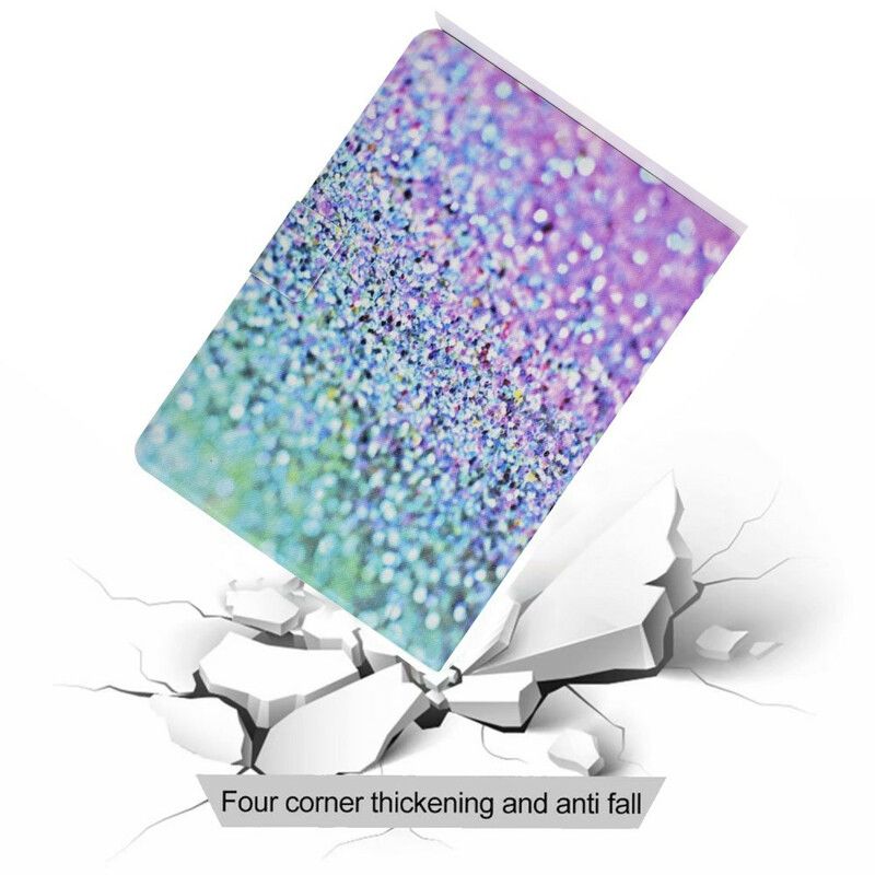 Flip Cover iPad Air (2022) (2020) / Pro 11" Glittergradient