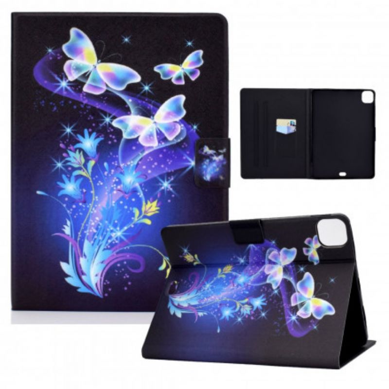 Flip Cover iPad Air (2022) (2020) / Pro 11" Magiske Sommerfugle