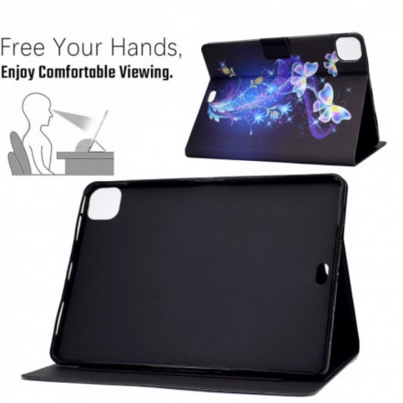 Flip Cover iPad Air (2022) (2020) / Pro 11" Magiske Sommerfugle