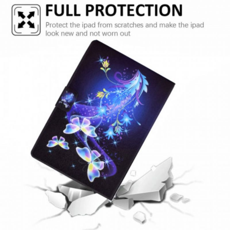 Flip Cover iPad Air (2022) (2020) / Pro 11" Magiske Sommerfugle