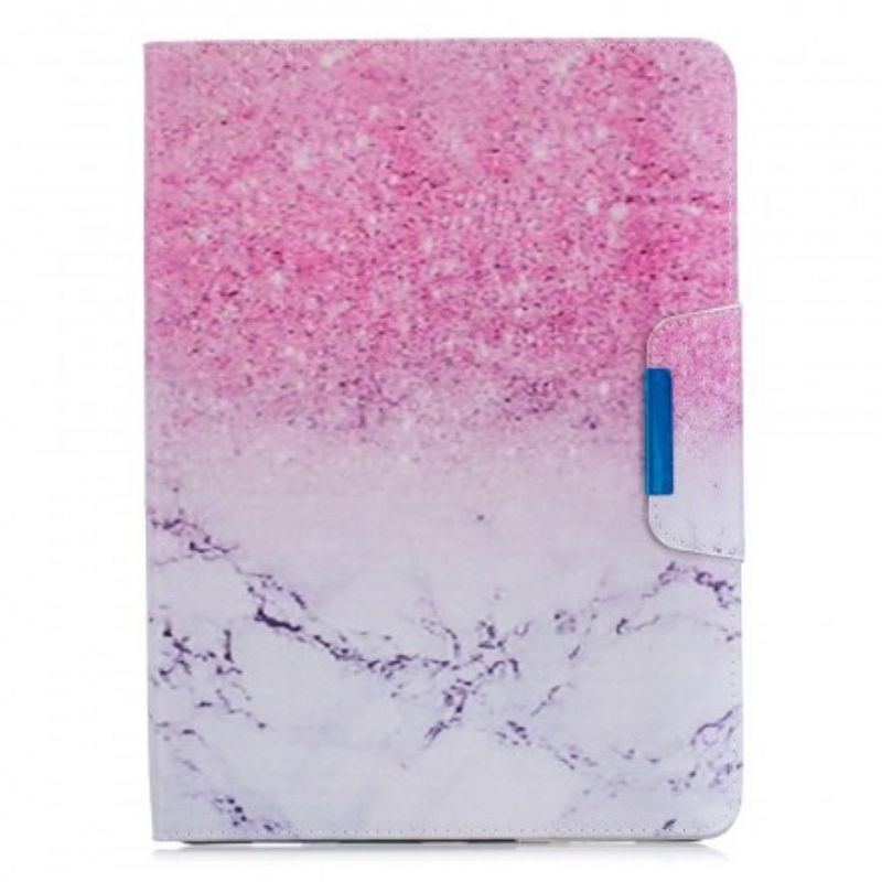 Flip Cover iPad Air (2022) (2020) / Pro 11" Marmor Og Glitter Design