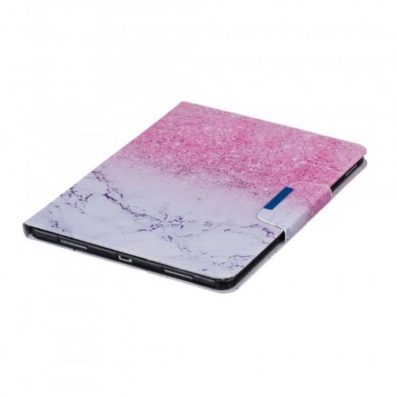 Flip Cover iPad Air (2022) (2020) / Pro 11" Marmor Og Glitter Design