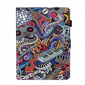 Flip Cover iPad Air (2022) (2020) / Pro 11" Musikalsk Univers