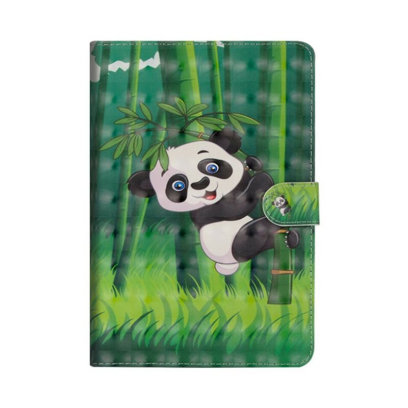 Flip Cover iPad Air (2022) (2020) / Pro 11" Panda Lyspunkter