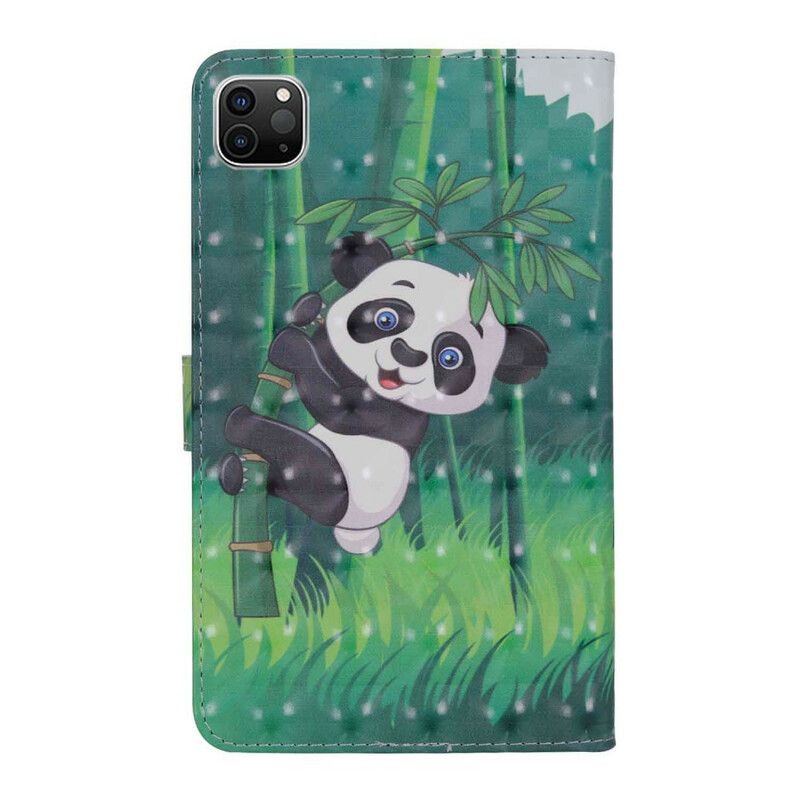 Flip Cover iPad Air (2022) (2020) / Pro 11" Panda Lyspunkter