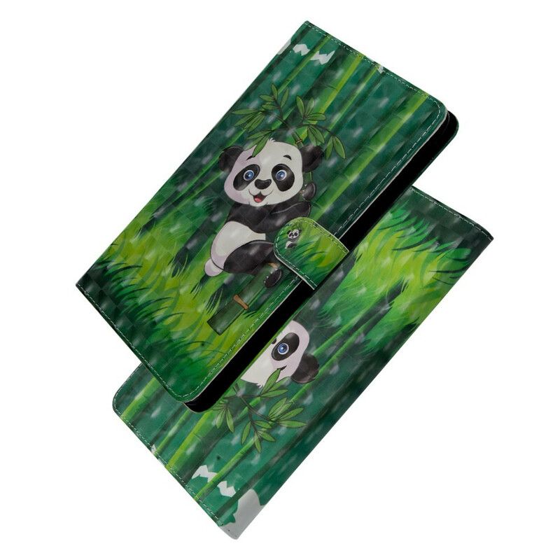 Flip Cover iPad Air (2022) (2020) / Pro 11" Panda Lyspunkter