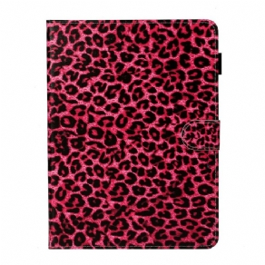 Flip Cover iPad Air (2022) (2020) / Pro 11" Pink Leopard Mønster