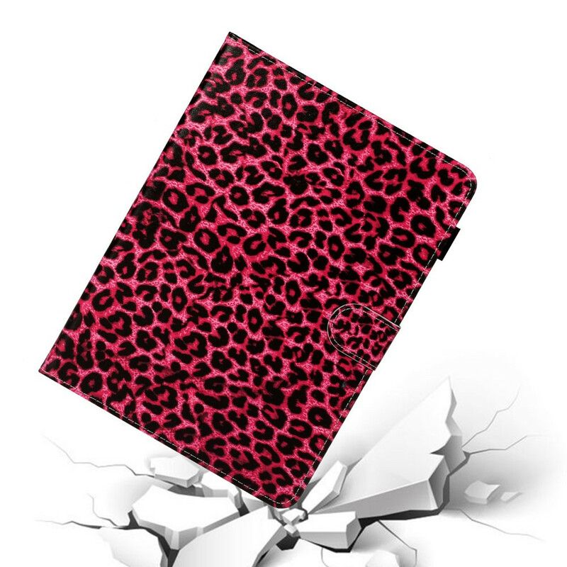 Flip Cover iPad Air (2022) (2020) / Pro 11" Pink Leopard Mønster