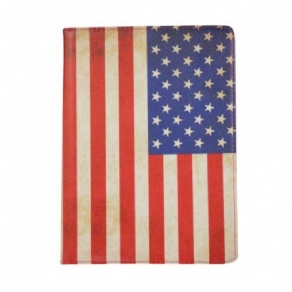 Flip Cover iPad Air (2022) (2020) / Pro 11" Roterende Amerikansk Flag