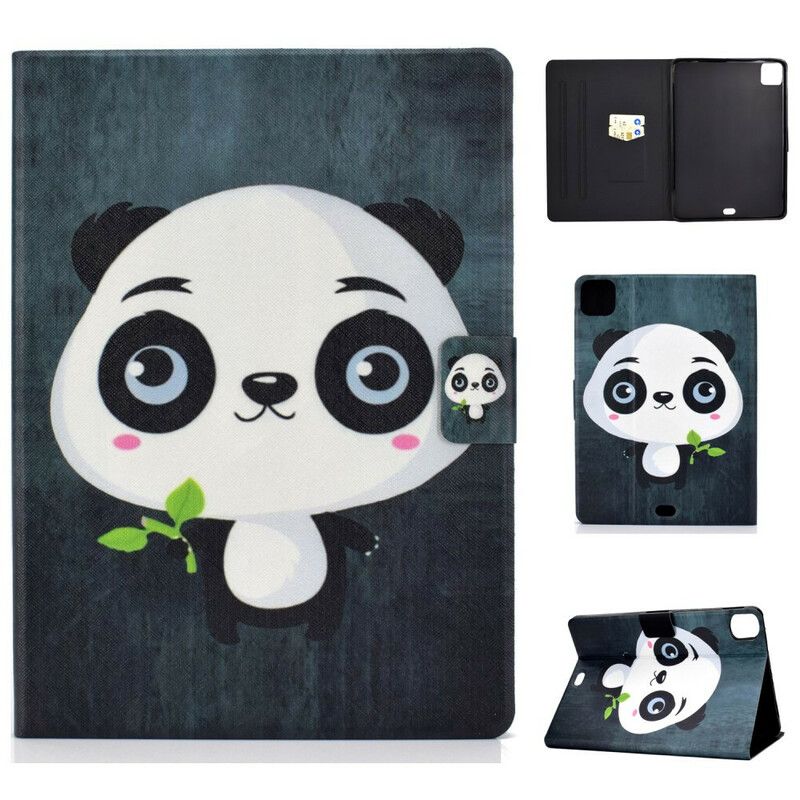 Læder Cover iPad Air (2022) (2020) / Pro 11" Baby Panda