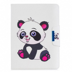 Læder Cover iPad Air (2022) (2020) / Pro 11" Baby Panda