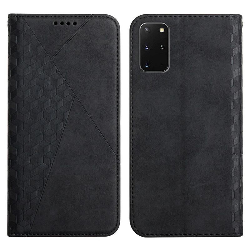 Cover Samsung Galaxy S20 Plus 4G / 5G Flip Cover Geo Lædereffekt