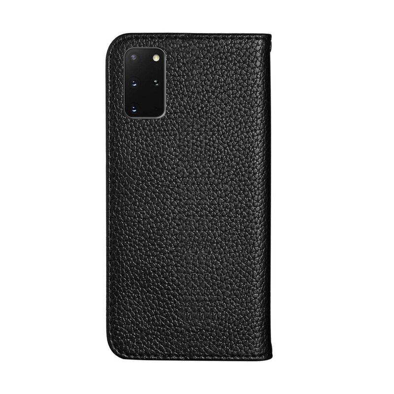 Cover Samsung Galaxy S20 Plus 4G / 5G Flip Cover Ultra Chic Litchi Imiteret Læder