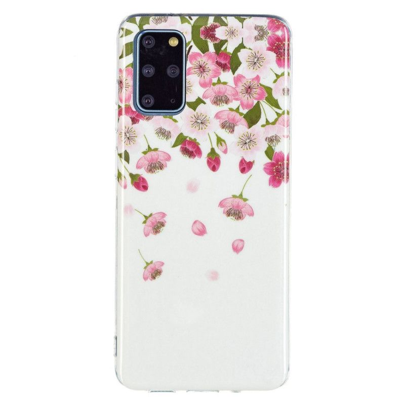 Cover Samsung Galaxy S20 Plus 4G / 5G Fluorescerende Blomster