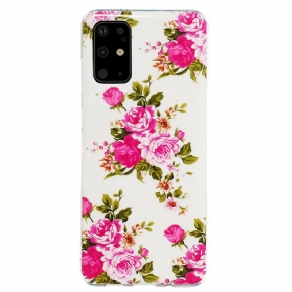 Cover Samsung Galaxy S20 Plus 4G / 5G Fluorescerende Blomster