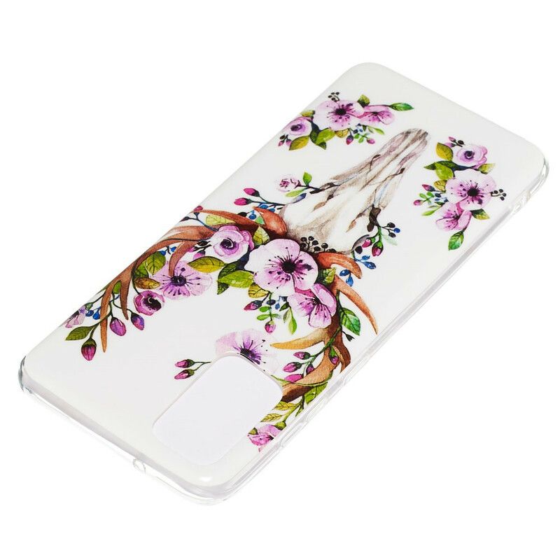 Cover Samsung Galaxy S20 Plus 4G / 5G Fluorescerende Blomsterelg