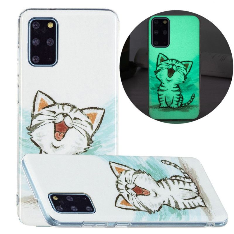 Cover Samsung Galaxy S20 Plus 4G / 5G Fluorescerende Kat