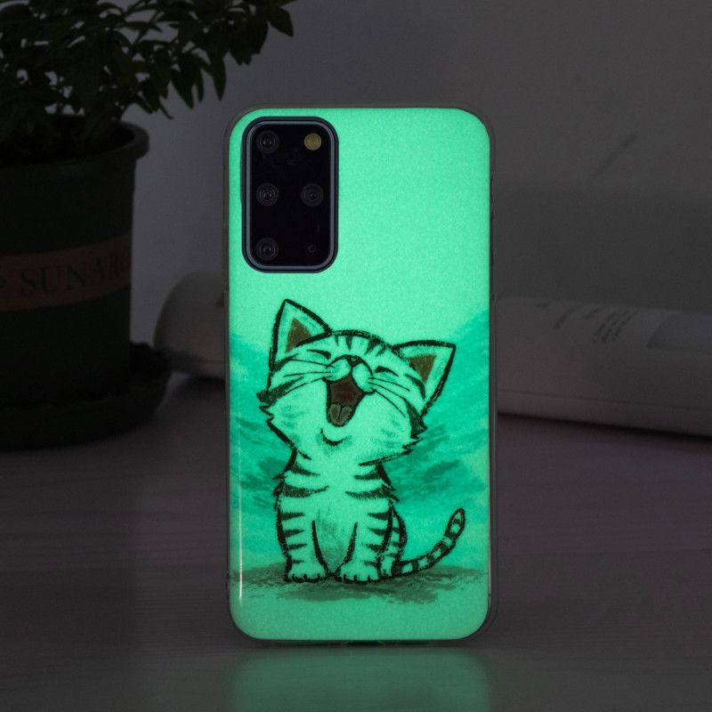 Cover Samsung Galaxy S20 Plus 4G / 5G Fluorescerende Kat