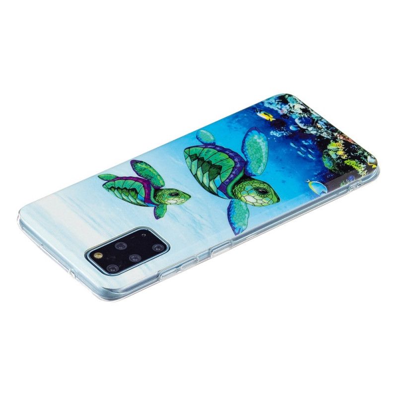 Cover Samsung Galaxy S20 Plus 4G / 5G Fluorescerende Skildpadder