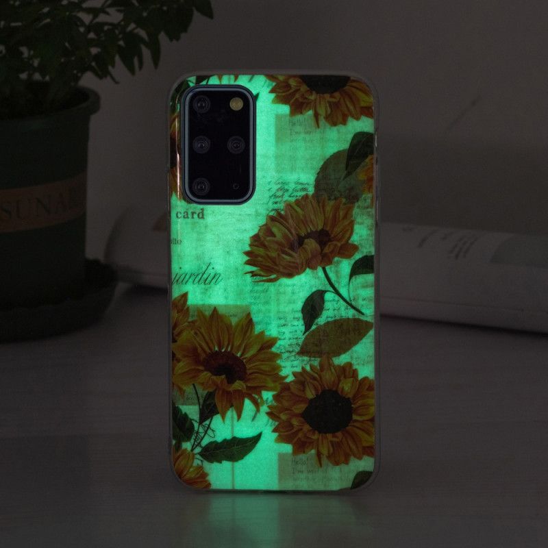 Cover Samsung Galaxy S20 Plus 4G / 5G Fluorescerende Solsikker