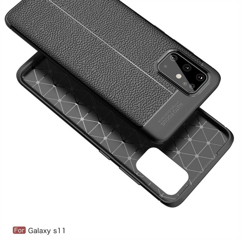 Cover Samsung Galaxy S20 Plus 4G / 5G Litchi Dobbeltline