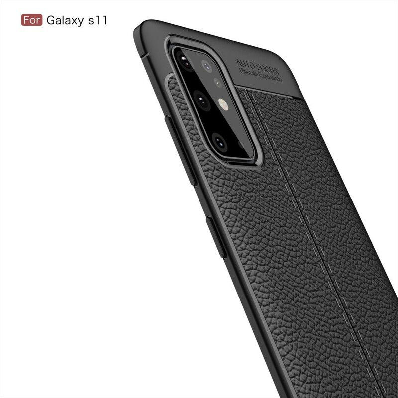 Cover Samsung Galaxy S20 Plus 4G / 5G Litchi Dobbeltline