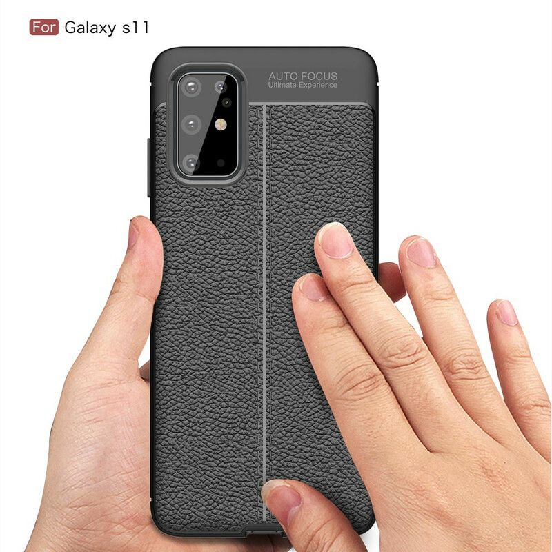 Cover Samsung Galaxy S20 Plus 4G / 5G Litchi Dobbeltline