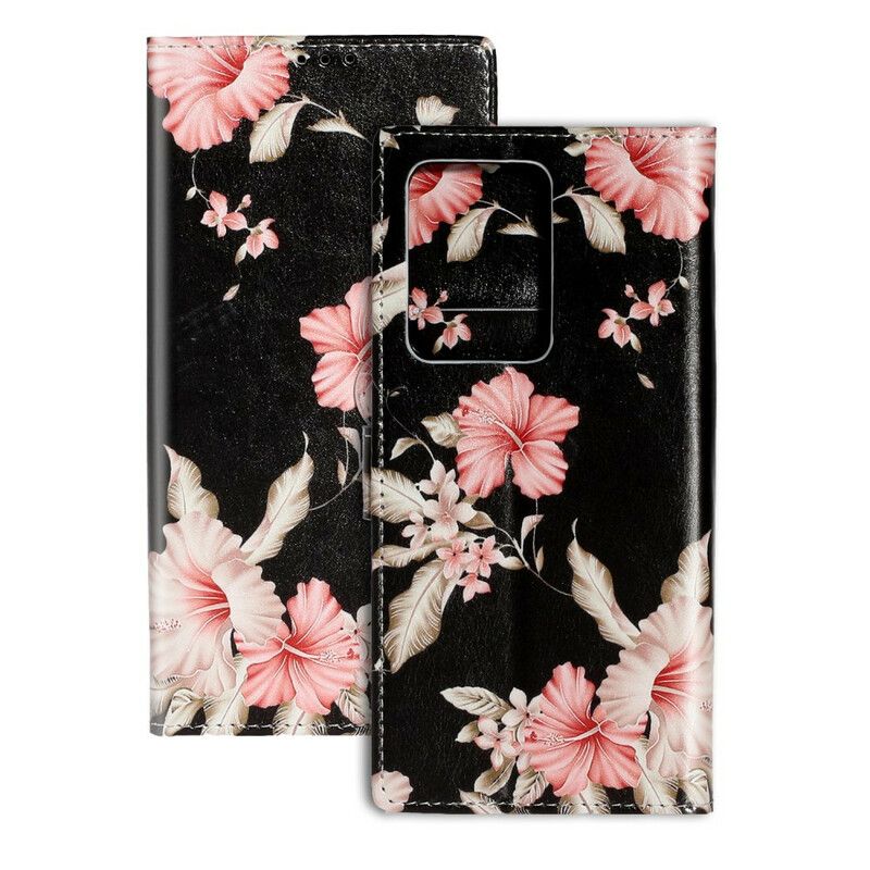 Flip Cover Samsung Galaxy S20 Plus 4G / 5G Blomsterdesign